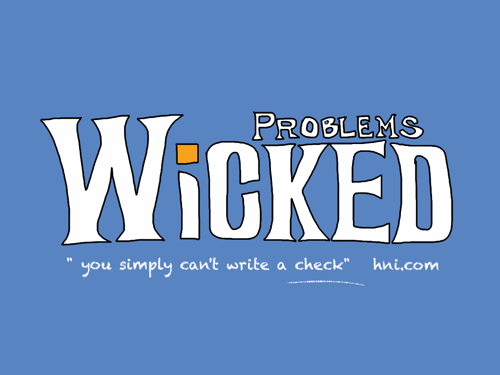 Wicked problems. Wicked problems перевод. Simply said